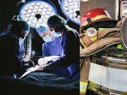 Fire fighter crew was called to a hospital in the UK to cut a stainless metal ring off a mans penis | बोंबला! व्यक्तीने प्रायव्हेट पार्टमध्ये अडकवली अंगठी, काढता काढता फायर फायटरच्या नाकी आले नऊ!