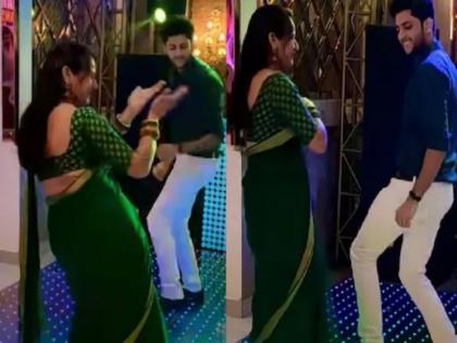 brother in law and sister in law dancing on dj song goes viral on social media | डान्सफ्लोरवर आला दिर अन मग वहिनी, डीजेवर असे काही भन्नाट नाचले की तुम्हीही नाचायला लागाल