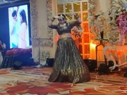 sister did cute dance in brothers wedding, video goes viral | भावाच्या लग्नात बहिणीने केला असा धमाकेदार डान्स, की सर्व म्हणाले...ये घनी बावरी हो गयी!