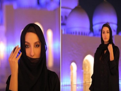 Nora Fatehi in abu dhabi looks gorgeous, latest photo goes viral on social media | Nora Fatehi च्या मदहोश डोळ्यांवर खिळली सर्वांची नजर, सादगी बघून फॅन्स म्हणाले - माशाअल्लाह...!