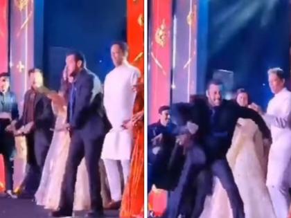 Salman Khan, Anil Kapoor, Shilpa Shetty Dance To Jumme Ki Raat At Praful Patel's Son's Wedding | VIDEO : NCP नेत्याच्या मुलाच्या लग्नात सलमान खानचा धमाकेदार; अनिल कपूर, शिल्पा शेट्टीनेही दिली साथ