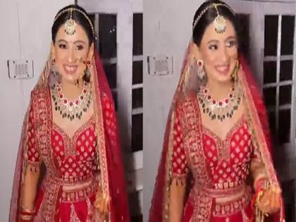 Bride Viral Video : The bride was ready then suddenly said i will not be able to get married cause is so cute | लग्नाची सगळी तयारी झाली होती, मग अचानक नवरी म्हणाली - मला नाही करायचं लग्न; कारण