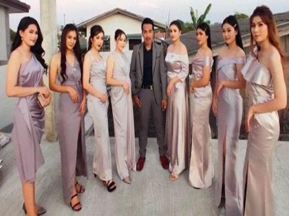 Thailand : Marry up to 8 women, all these men's wives live under one roof and live in harmony, this is what he does | बाबो! एकाच घरात ८ बायकांसोबत राहतो हा पती, कुणाची कुठे भेट झाली वाचून व्हाल अवाक्...