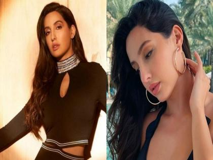 Nora Fatehi shared black bikini photo goes viral on social media | ब्लॅक बिकीनीमध्ये नोरा फतेहीच्या मादक अदा, फोटो पाहून फॅन्स झाले फिदा