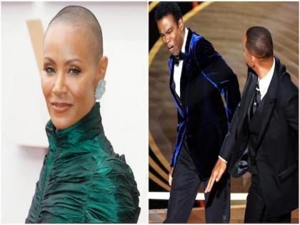 What was Jada Pinkett Smith doing while Will Smith slaps chris rock academy awards 2022 | Chris Rock ला मारत असताना Will Smith ची पत्नी जेडा काय करत होती? समोर आला नवा व्हिडीओ