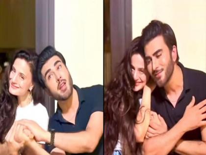 Ameesha Patel Imran Abbas romantic video viral, Is Ameesha Patel really dating pakistani actor | अमिषा पटेलचा पाकिस्तानी अभिनेत्यासोबतच व्हिडीओ व्हायरल, 'सकीना'ची होणार का घरवापसी?