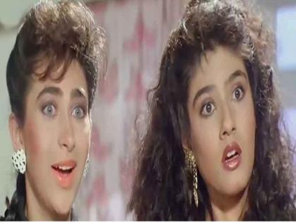 When Karisma kapoor and Raveena Tandon fought each other for Ajay Devgan | एकाच हिरोच्या प्रेमात दोन अभिनेत्रीच झालं होतं भांडण, तिसरीच त्याला घेऊन गेली!