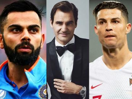 Video: Roger Federer challenges Team India captain Virat Kohli and Cristiano Ronaldo svg | Video: रॉजर फेडररचं टीम इंडियाचा कर्णधार विराट कोहली अन् ख्रिस्तियानो रोनाल्डोला चॅलेंज