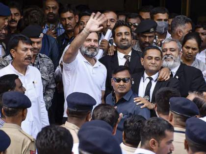 Now the battle is in the court: Rahul Gandhi challenged the sentence; Bail also granted | आता लढाई कोर्टात : राहुल गांधींनी दिले शिक्षेला आव्हान; जामीनही मंजूर