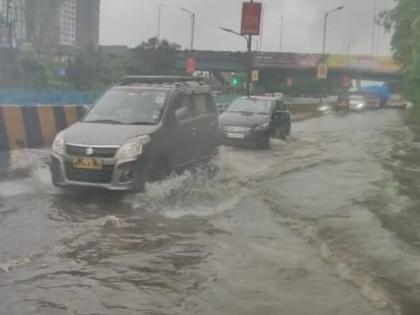 Heavy rains lash Navi Mumbai; Consumers not coming to shopping in market | मुसळधार पावसाने नवी मुंबईला झोडपले; भाजीपाला खरेदीकडे ग्राहकांची पाठ