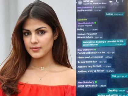 Sushant Singh Rajpu Case : Rhea Chakraborty accept that drug chats are authentic | रिया चक्रवर्तीने सीबीआयसमोर केला ड्रग चॅटींगबाबत खुलासा, म्हणाली...