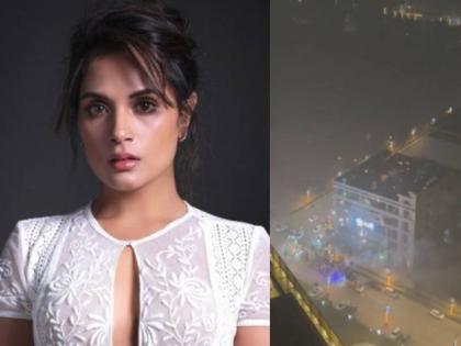 Richa chadha lashed out at people in delhi as firecrakcers burst at weddding | दिल्लीतील लग्नसमारंभात वाजले फटाके, रिचा चड्डा भडकली; ट्वीट करत म्हणाली, "इथे मृत्यूदंड..."