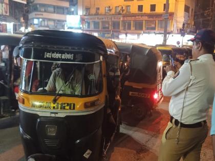 Installing a fourth seat in a rickshaw was expensive; In police action mode! | रिक्षात चौथी सीट बसवणं पडलं महागात; पोलीस ॲक्शन मोडमध्ये!