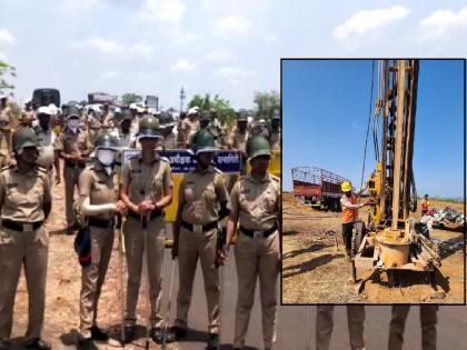 Land survey for refinery also started next day, bail granted to arrested people | रिफायनरीसाठी दुसऱ्या दिवशीही भूसर्वेक्षण सुरु, अटक केलेल्या लोकांचा जामीन मंजूर