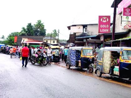 Five months later, the Talere rickshaw station was packed again | पाच महिन्यांनंतर तळेरे रिक्षा स्थानक पुन्हा गजबजले