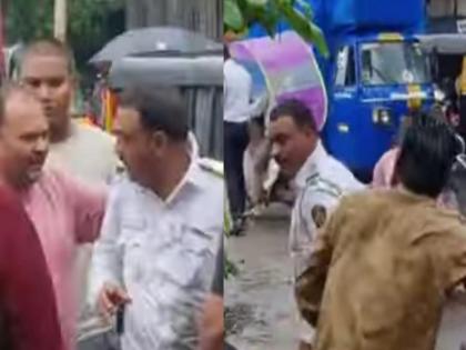 In Ulhasnagar traffic police beaten up by rickshaw drivers, one arrested | उल्हासनगरात वाहतूक पोलिसाला रिक्षा चालकांकडून मारहाण, एकाला अटक