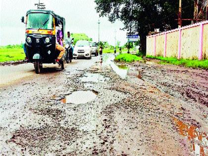 Aub! 178 potholes on the Palkhi route | अबब! पालखी मार्गावर १७८ खड्डे