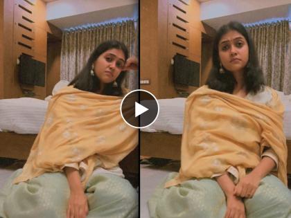 marathi actress rinku rajguru make reel video mere ghar aaya ek chore goes viral | "कल रात मेरे घर चोर आया...", रिंकू राजगुरूने शेअर केला व्हिडिओ