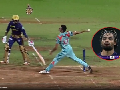 IPL 2022 LSG vs KKR : Fans claim, Marcus Stoinis overstepped on wicket-taking ball against Rinku Singh in KKR vs LSG tie, Watch Video  | Rinku Singh Out on No Ball? IPL 2022 : मार्कस स्टॉयनिसचा पाय पुढे पडला, रिंकू सिंग No Ball वर आऊट झाला?; फॅन्समध्ये रंगलीय चर्चा, Video 