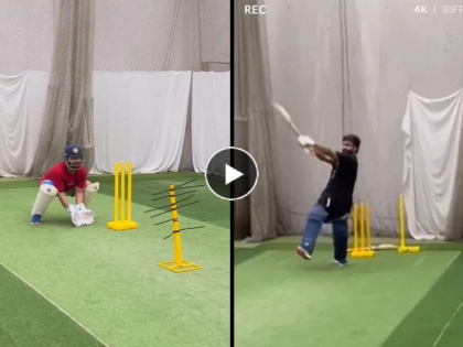 Rishabh Pant shared video of batting and wicket keeping practice goes viral team India ipl 2024 | Video: धमाकेदार बॅटिंग अन् चपळ विकेटकीपिंग; ऋषभ पंतची 'कमबॅक'साठी जोरदार तयारी