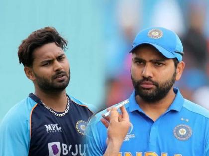 I do not understand much Rishabh Pant's hilarious comment on Rohit Sharma quirky communication style | Rishabh Pant on Rohit Sharma: "मैदानात ठीक आहे पण मैदानाबाहेर..."; रिषभ पंतने रोहित शर्माबाबत मांडलं रोखठोक मत