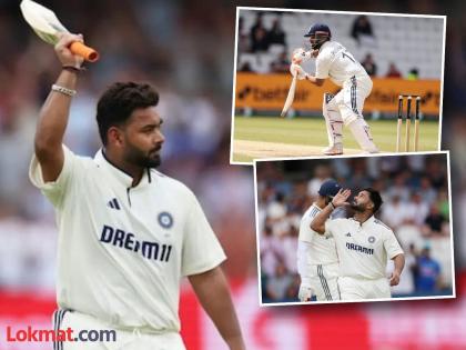 पंतचा पराक्रम, एकाच कसोटीत दोन शतकं ठोकताना केले १० विक्रम, अशी आहे संपूर्ण यादी