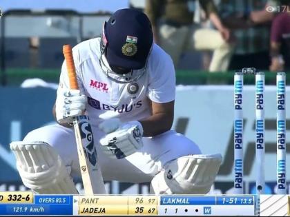 IND vs SL, 1st Test Live Updates :  Stumps on Day 1, India 357 for 6 , Rishabh Pant with 96 and valuable contribution by Vihari, Jadeja and Kohli  | IND vs SL, 1st Test Live Updates : Rishabh Pantचा नेत्रदिपक खेळ, शतकाचा घालू शकला नाही मेळ; भारताची मजबूत पकड