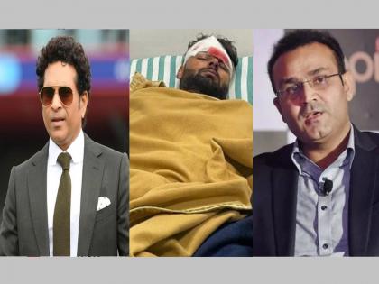 Rishabh Pant Accident: Sachin-Viru to Afridi; Prayers offered by Indo-Pak players for Rishabh Pant | Rishabh Pant Accident: सचिन-वीरू ते आफ्रिदी; Rishabh Pant साठी भारत-पाकच्या खेळाडूंनी केल्या प्रार्थना