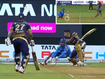 IPL 2022, DC vs KKR Live Updates : Two wickets in an over for Kuldeep Yadav for the second time in the game, mind-blowing catch by Rishabh Pant, Video  | Rishabh Pant Kuldeep Yadav IPL 2022, DC vs KKR Live Updates : रिषभ पंतची mind-blowing कॅच, कुलदीप यादवने दुसऱ्यांदा षटकात दिले दोन धक्के, Video 