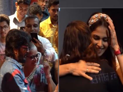 riteish-deshmukh-genelia-cute-couple-surprised-punekar-fans-by-visiting-in-a-theatre | Ved Marathi Movie : हिट है बॉस ! रितेश जिनिलियाच्या सुपरक्युट जोडीने पुणेकरांनाही लावले 'वेड', दोघांचा साधेपणा बघून पुणेकर भारावले