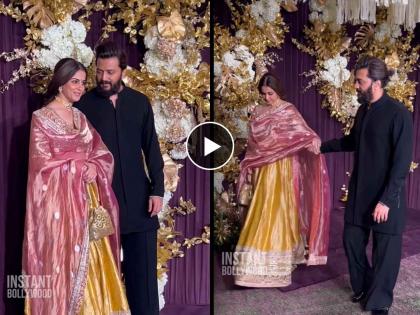 ritesh deshmukh and genelia attend manish malhotra diwali party video viral | रब ने बना दी जोडी! जिनिलीया आणि रितेशचे Couple Goals, व्हिडिओ पाहून चाहते खूश