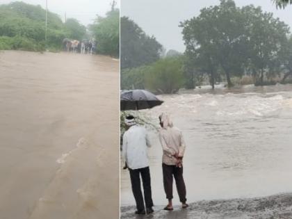 Beed: Rain lashed Kaij taluka; 44 villages lost contact, 141 houses collapsed | Beed: केज तालुक्यात पावसाचा हाहाकार; तब्बल ४४ गावांचा संपर्क तुटला, १४१ घरांची पडझड