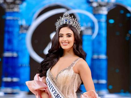 Miss Universe India 2024 Riya Singha from Gujarat won the crown at jaipur rajasthan | Miss Universe India 2024: गुजरातच्या रिया सिंघाने पटकावला खिताब, १८ व्या वर्षीच मिळवला मान