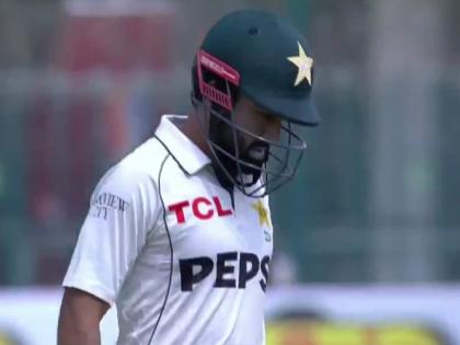 Mohammad Rizwan registers the slowest duck by a Pakistan wicketkeeper at home Multan Test Watch Video | तावातावानं पुढे येऊन फटका मारला; पण रिझल्ट शून्यच! Mohammad Rizwan ची फजिती