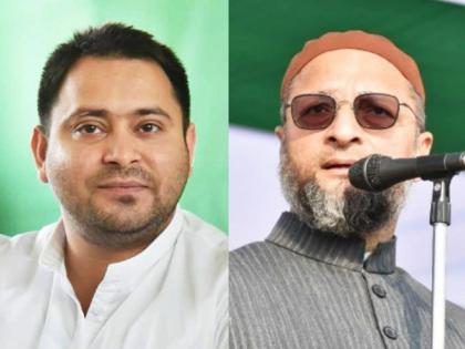 Big blow to AIMIM in Bihar; Four out of five MLAs join RJD | बिहारमध्ये AIMIM ला मोठा झटका; पाचपैकी चार आमदारांचा RJD मध्ये प्रवेश