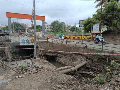 Empire of pits in included villages When the roads are gone to whom to ask for praise | समाविष्ट गावांत खड्ड्यांचे साम्राज्य; रस्ते गेले वाहून, दाद मागायची तरी कोणाकडे?