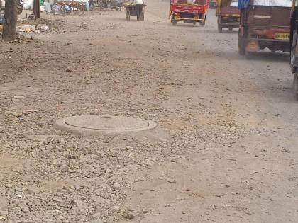 Excavated roads in Ulhasnagar covered with dust, in the name of water spraying, when will the roads be repaired? | उल्हासनगरात खोदलेले रस्ते धुळीने माखले, पाणी फवारणी नावालाच, रस्ते दुरुस्ती कधी?