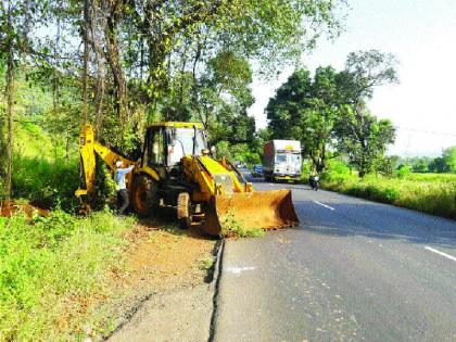 The second phase of the highway continues | महामार्गाचे दुस-या टप्प्यातील काम सुरू