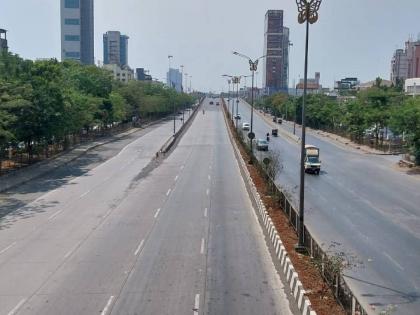 Traffic on the highway was also blocked due to dust | धूलिवंदनामुळे महामार्गावरील वाहतूकही रोडावली; वाहतूक बंद असल्याचे हवा गुणवत्तेत वाढ