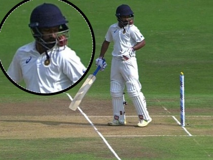 Video: Kerala batsman Rohan Prem hit hard; Ball inside the helmet, physio on the ground | Video: चेंडू थेट हेल्मेटमध्ये घुसला अन् काळजाचा ठोका चुकला