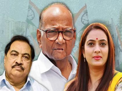 Eknath Khadse will join BJP, Rohini Khadse will meet Sharad Pawar tomorrow | एकनाथ खडसे भाजपामध्ये प्रवेश करणार, रोहिणी खडसे उद्या शरद पवारांची भेट घेणार