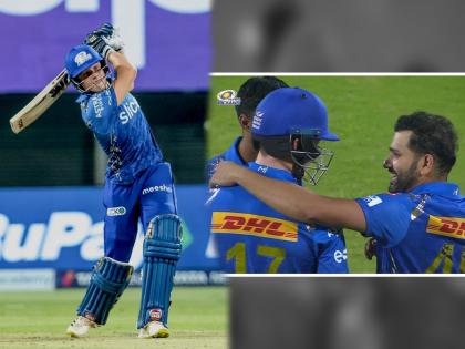 Rohit Sharma trolled after Baby AB Dewald brewis got out getting guidance tips in Mumbai Indians strategic break social media viral IPL 2022 MI vs PBKS | Rohit Sharma Baby AB Dewald Brewis, IPL 2022: 'रोहितचे खास मार्गदर्शन अन् चांगला खेळणारा बेबी एबी आऊट'; नेटकऱ्यांनी Mumbai Indians च्या 'हिटमॅन'ला केलं ट्रोल