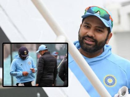 Rohit Sharma injury update hit on left hand thumb while batting practice but no injury scares wtc final 2023 ind vs aus | WTC: रोहितच्या हाताच्या अंगठ्याला दुखापत, सरावातून माघार, उद्याच्या मॅचचे काय?