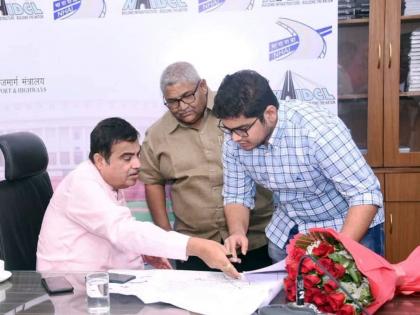 ncp rohit patil meets union minister nitin gadkari and share his experience on twitter | Rohit Patil Meets Nitin Gadkari: “तू बिनधास्त जा, सांगितलेलं काम झालं असं समज”; रोहित पाटलांनी शेअर केला गडकरी भेटीचा किस्सा