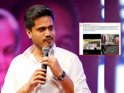 Not democracy but gangsterism in Parali?; Rohit Pawar's question while posting the video on X.com | परळीत लोकशाही नव्हे तर गुंडाराज?; व्हिडीओ पोस्ट करत रोहित पवारांचा सवाल