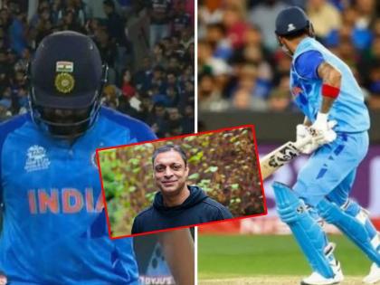 Rohit Sharma and KL Rahul looked scared against Pakistan bowler says pakistan's former cricketer shoaib akhtar | T20 World Cup 2022: रोहित शर्मा आणि लोकेश राहुल पाकिस्तानी गोलंदाजांविरुद्ध घाबरलेले दिसले - शोएब अख्तर