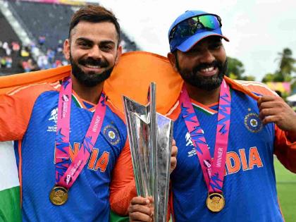 Next World Cup in India, wait two years Trying to explain Rohit Sharma Virat Kohli, Suryakumar yadav told what happened in the dressing room? | "पुढचा विश्वचषक भारतात, दोन वर्ष थांबा..."; रोहित-कोहलीला समजावण्याचा प्रयत्न, सूर्यकुमारनं सांगितलं ड्रेसिंग रूममध्ये काय घडलं?