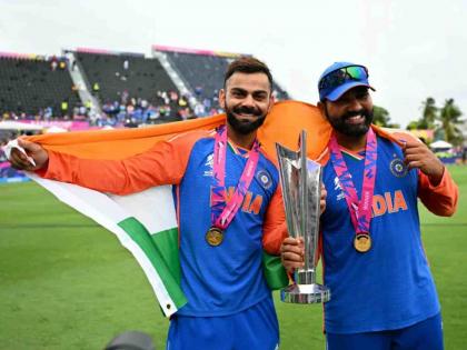 Rohit Sharma New Profile Pic Irks Social Media Users Find It Disrespectful Of Indian Flag Tricolor T20 World Cup Final | Rohit Sharma Controversy: वर्ल्डकप जिंकला, जल्लोष झाला; आता 'त्याच' दिवशीच्या एका कृतीने रोहित शर्मावर फॅन्स नाराज