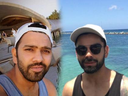 Rohit Sharma Virat Kohli enjoys vacations despite Team India losing miserably ahead of IND vs AUS 4th test  | Rohit Virat, IND vs AUS 4th Test: टीम इंडियाच्या लाजिरवाण्या पराभवानंतर रोहित, विराट गेले सुट्टीवर! चाहते बुचकळ्यात