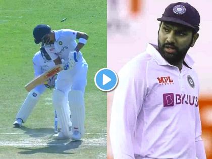 Rohit Sharma Reaction after Virat Kohli clean bowled missing fifty IND vs SL 1st Test Live Updates Video goes viral | Rohit Sharma Reaction on Virat Kohli Wicket: विराट कोहली त्रिफळाचीत झाल्यावर रोहित शर्माने केली ती कृती, व्हिडीओ झाला व्हायरल (Viral Video)